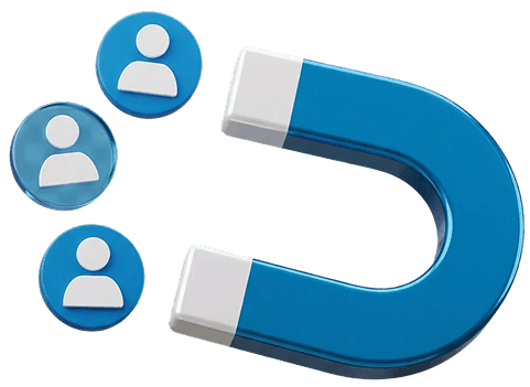 Magnet attracting user profiles representing customer attraction