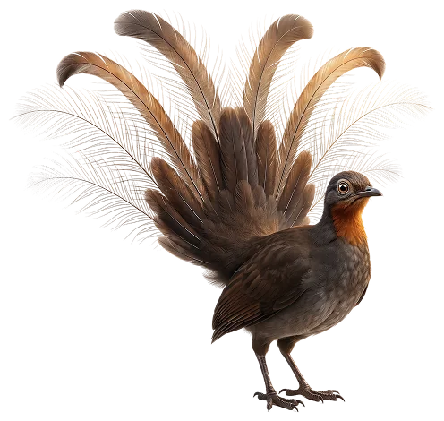 Lyrebird, the animal that represents the Brand Voice unit