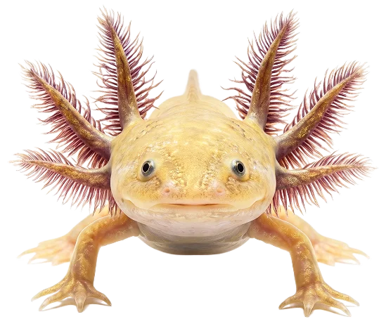 Axolotl, the animal that represents the Non Stop Transformation unit